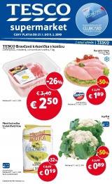 Tesco letky, strana 1 