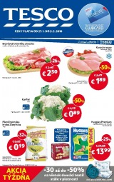 Tesco aktuln letk, strana 1 