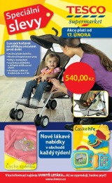 Tesco specil letky, strana 1 