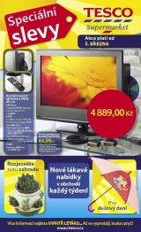 Tesco speciln letk, strana 1 