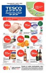 Tesco supermarkety od 2.1.2013, strana 1 