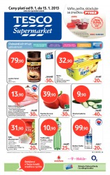 Tesco supermarkety od 9.1.2013, strana 1 