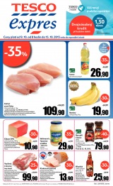 Tesco Expres obchody od 9.10.2013, strana 1 
