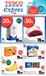 Tesco Expres obchody od 23.10.2013, strana 1 