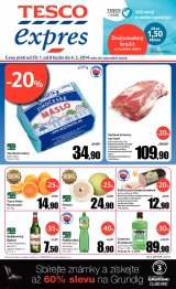 Tesco Expres obchody od 29.1.2014, strana 1 