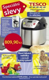 Tesco speciln letk, strana 1 