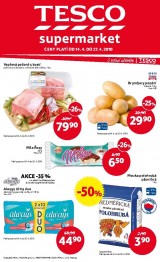 Tesco supermarket akn letky, strana 1 