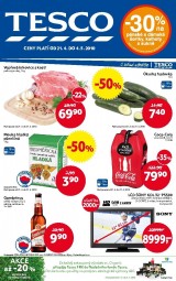Tesco aktuln letk, strana 1 