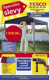 Tesco letky speciln slevy, strana 1 