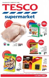 Tesco supermarket akn letky, strana 1 