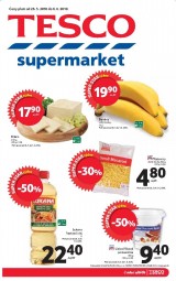 Tesco supermarket akn letky, strana 1 