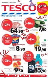 Tesco letky, strana 1 