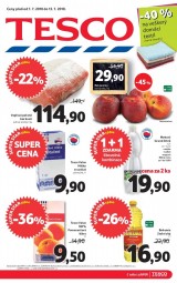 Tesco letky, strana 1 
