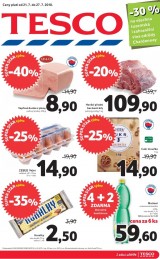 Tesco Hypermarket aktuln letk, strana 1 