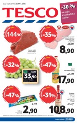 Tesco aktuln letk, strana 1 