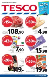 Tesco aktuln letk, strana 1 
