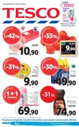 Tesco aktuln letk, strana 1 