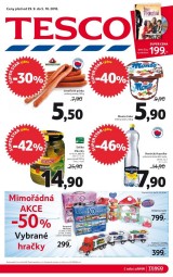 Tesco letk, strana 1 