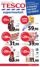Tesco aktuln letk, strana 1 