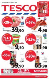Tesco aktuln letk, strana 1 