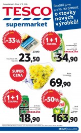Tesco aktuln letk, strana 1 