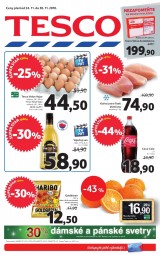 Tesco aktuln letk, strana 1 