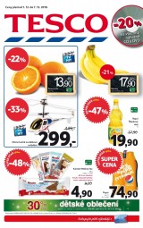 Tesco letk, strana 1 