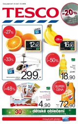Tesco aktuln letk, strana 1 