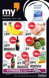 Tesco letk, strana 1 