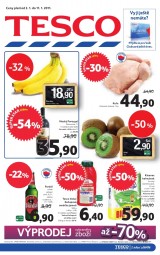 Tesco aktuln letk, strana 1 