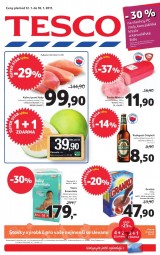 Tesco aktuln letk, strana 1 