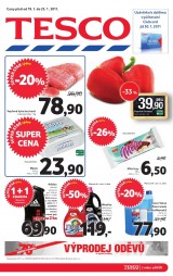 Tesco letk, strana 1 