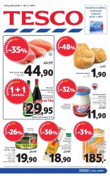 Tesco aktuln letk, strana 1 