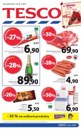 Tesco aktuln letk, strana 1 