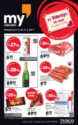Tesco aktuln letk, strana 1 
