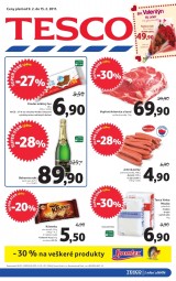 Tesco aktuln letk, strana 1 