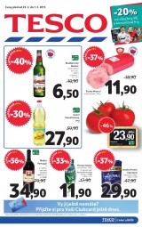 Tesco aktuln letk, strana 1 