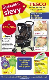 Tesco aktuln letk, strana 1 