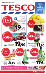 Tesco letk, strana 1 