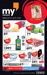Tesco aktuln letk, strana 1 
