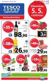 Tesco aktuln letk, strana 1 