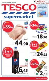 Tesco letk, strana 1 