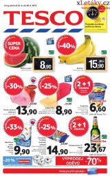 Tesco aktuln letk, strana 1 