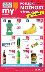 Tesco aktuln letk, strana 1 