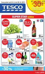 Tesco aktuln letk, strana 1 