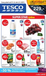 Tesco aktuln letk, strana 1 