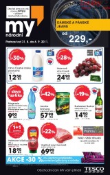 Tesco aktuln letk, strana 1 