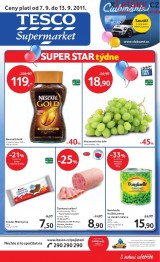Tesco aktuln letk, strana 1 