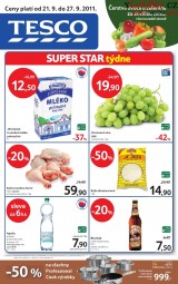 Tesco aktuln letk, strana 1 