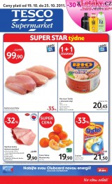 Tesco aktuln letk, strana 1 